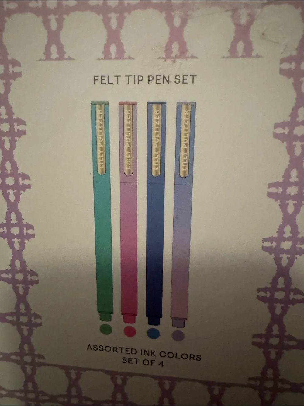 Lilly Pulitzer Felt Tip Pen Set